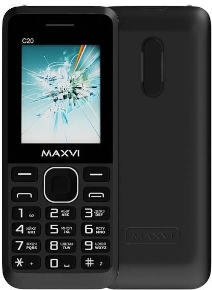 Телефон MAXVI C20, черный