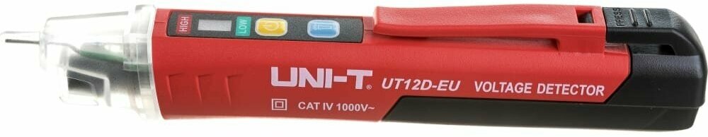 Бесконтактный детектор напряжения Uni-t UT12D-EU, звуковая и световая индикация
