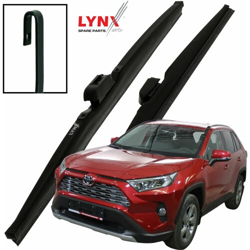 Дворники Toyota RAV4 (5) XA50 Тойота РАВ4 5 дв. 2018 2019 2020 2021 2022 Щетки стеклоочистителя зимние LYNXauto 650мм-400мм к-т 2шт.