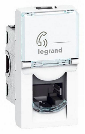 Розетка для телефона Legrand 078730 Mosaic