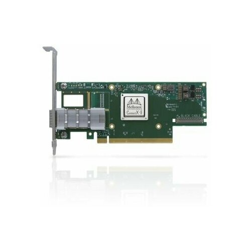 Сетевая карта MELLANOX TECHNOLOGIES MCX653105A-HDAT ConnectX-6 VPI, HDR IB (200Gb/s) and 200GbE, single-port QSFP56, PCIe4.0 x16, tall bracket сетевой адаптер mellanox mcx653105a hdat