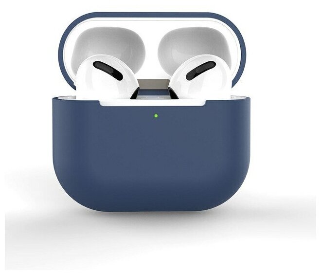 Чехол силиконовый Case Protection для AirPods 3, темно-синий (6)