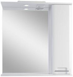 Зеркальный шкаф подвесной SanStar Уника 70 для ванной комнаты белый