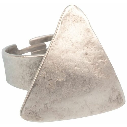 Кольцо OTOKODESIGN, серебряный запонки бижутерные треугольник бижутерный сплав серебристый 53064