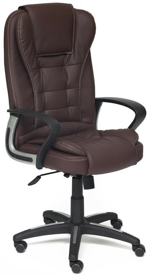 Кресло TetChair BARON коричневый перфорированный