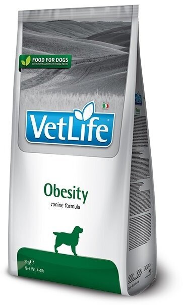 Vet Life Dog Obesity корм для собак для снижения избыточного веса Диетический, 12 кг.