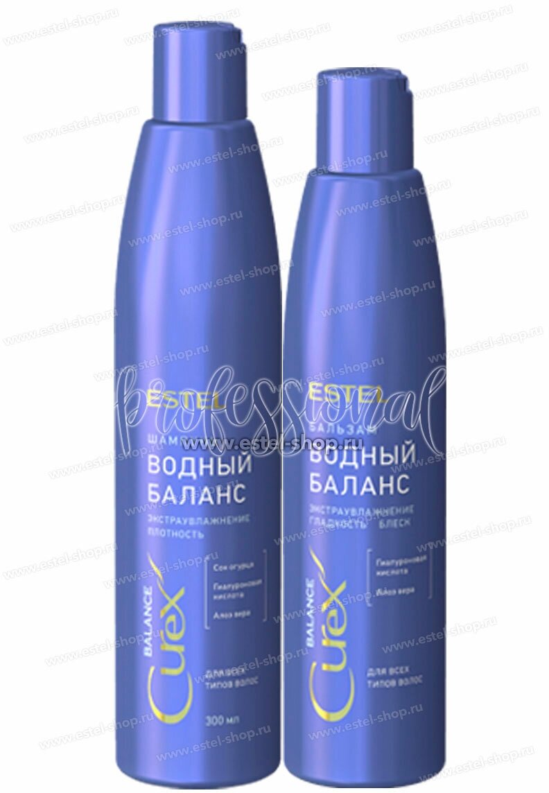 Бальзам для всех типов волос аква баланс Curex Balance Estel/Эстель 250мл ООО Юникосметик - фото №20