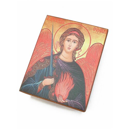 Икона Архангел Уриил, размер иконы - 10х13 икона архангел варахиил размер иконы 10х13