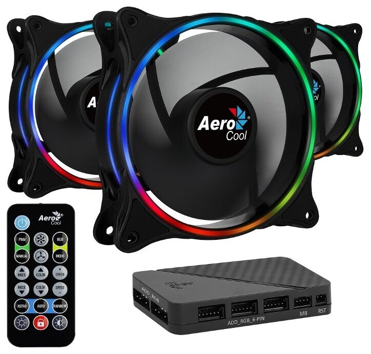 Вентилятор AeroCool Fan Eclipse 12 Pro ARGB 120mm 4718009158139