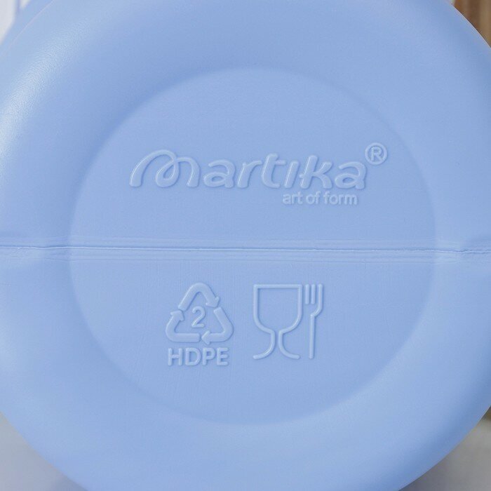 Бидон пищевой Martika пластиковый фиолетовый, 8 л Мартика - фото №20