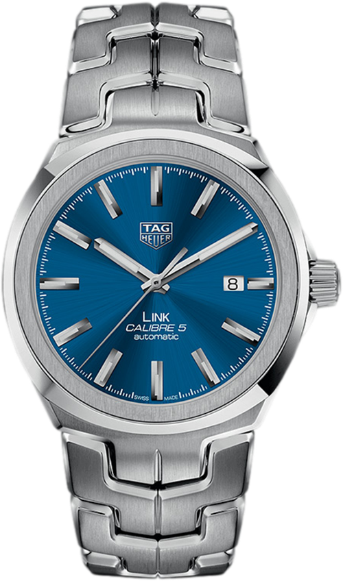 Наручные часы TAG Heuer, серебряный, синий