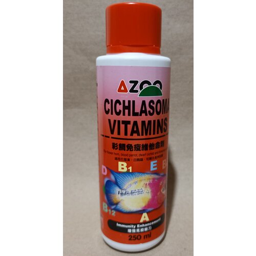 Витамины для цихлид Azoo Cichlasoma Vitamins, 250 мл