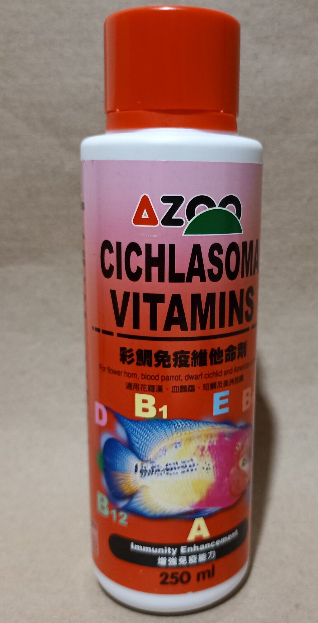 Витамины для цихлид Azoo Cichlasoma Vitamins, 250 мл - фотография № 1