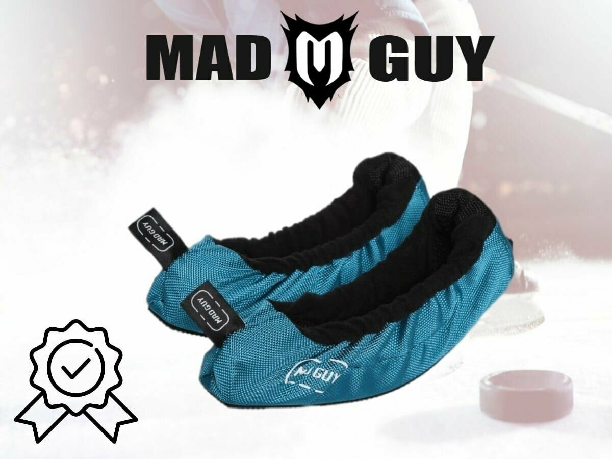 Чехлы для коньков MAD GUY DRY&GO PRO (M, синие)