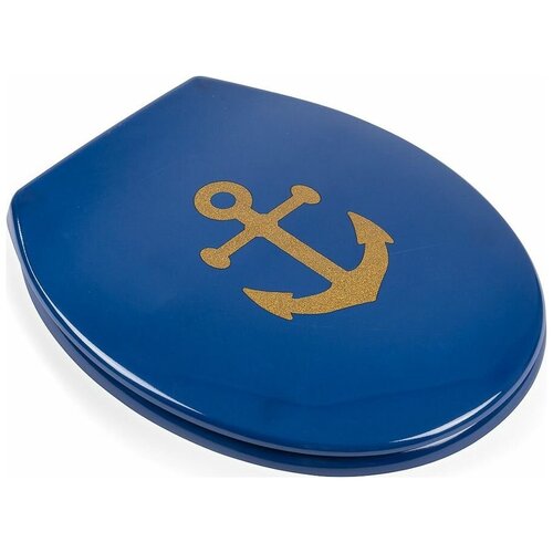 Сиденье для унитаза Moroshka Maritime, цвет: синий. xx006-63