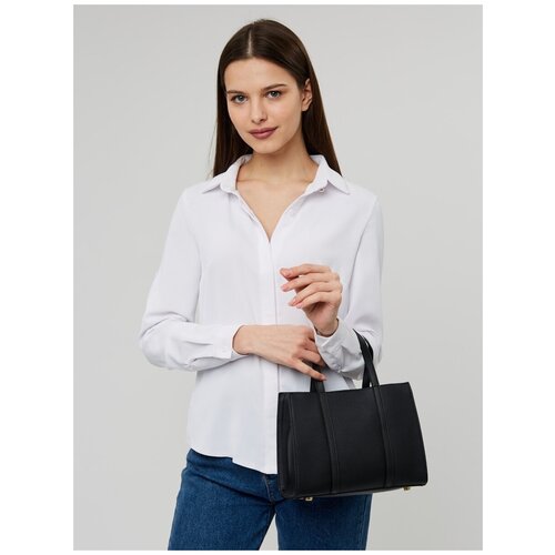 фото Js-ks-9936-1-04 черная сумка женская (кожа) jane's story