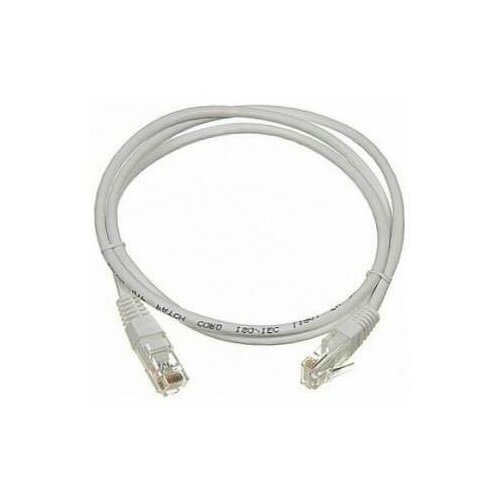 Патч-корд Lanmaster TWT-45-45-2.0/6-GY UTP вилка RJ-45-вилка RJ-45 категории 6 2м серый ПВХ (упаковка: 1 штука) патч корд lanmaster twt 45 45 2 0 gy литой molded utp cat 5e 2м 1 шт серый