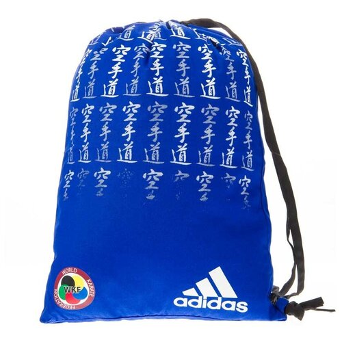 Мешок для кимоно adidas Satin Carry Bag Karate Wkf сине-белый