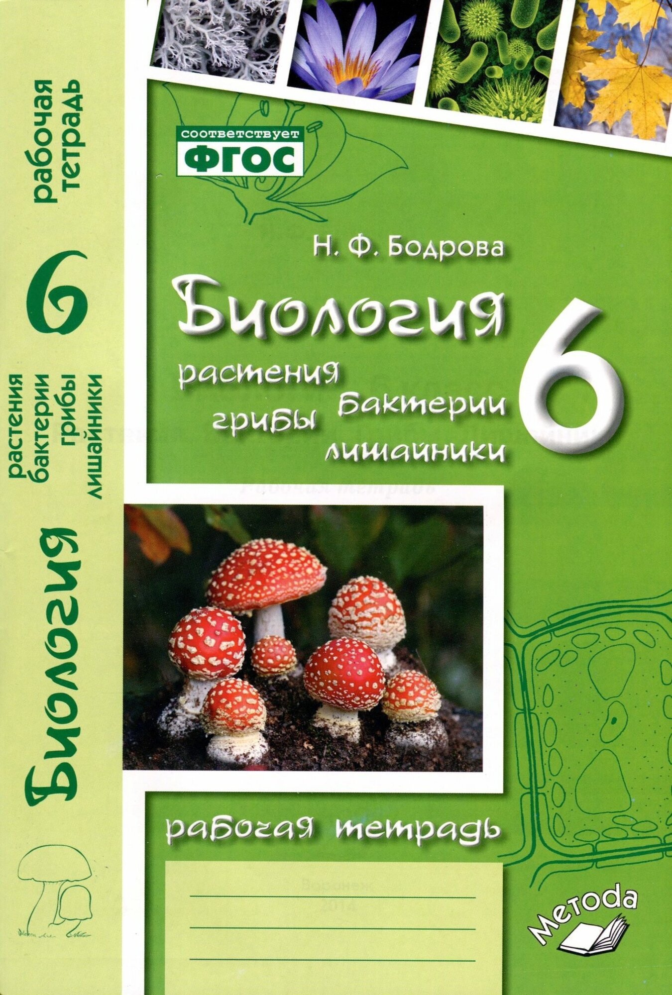 Биология. 6 класс. Растения. Бактерии. Грибы. Рабочая тетрадь к учебнику Д.И. Трайтака и др. - фото №1