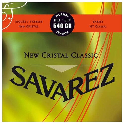 фото Струны для классической гитары 4/4 savarez 540 cr new cristal classic