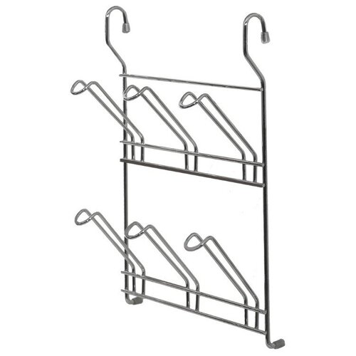 Полка для 6-ти бокалов Delinia 24x10x34 см сталь цвет хром