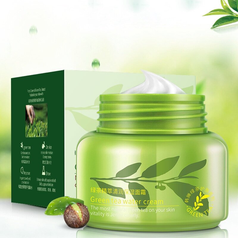 Rorec Green Tea Water Cream Крем для лица увлажняющий с зеленым чаем, 50 мл, 50 г