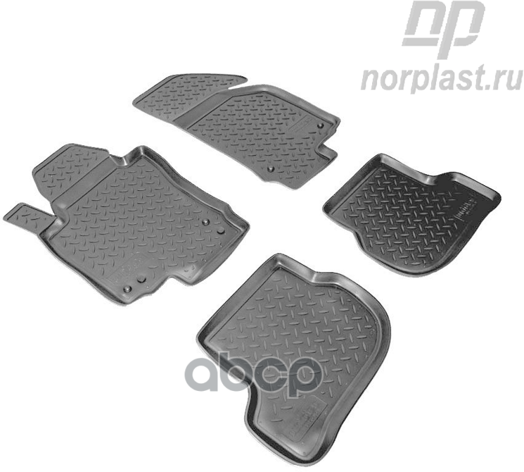 Коврики В Салон Полиуретан Norplast Vw Golf V 2003- 2009 Черный Комплект Npl-Po-95-15 NORPLAST арт. NPL-Po-95-15