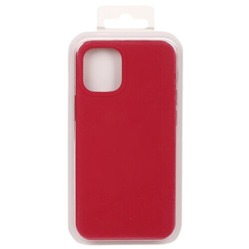 фото Чехол innovation для apple iphone 12 mini silicone crimson 18014