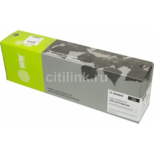 Картридж лазерный Cactus CS-CB380AR CB380A черный (16500стр.) для HP CLJ CP6015X/6015XH/6015DE