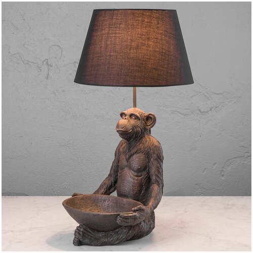 Настольная лампа с абажуром Monkey Tray Lamp With Shade