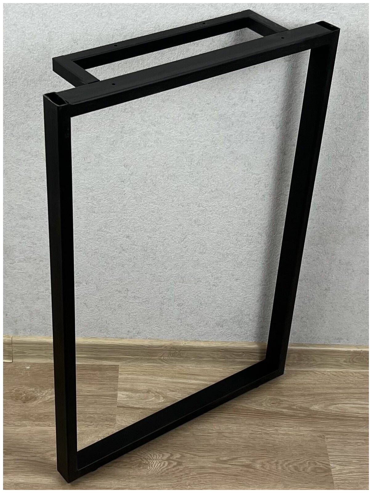 Ножка для стола в стиле Loft металлическая черная, 72х50 см - фотография № 10