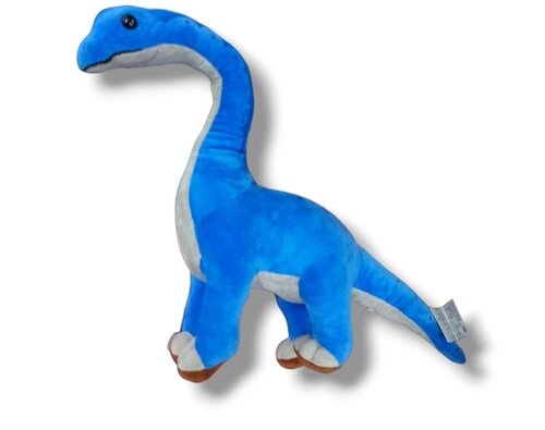 Мягкая игрушка Динозавр Бронтозавр 60 см синий