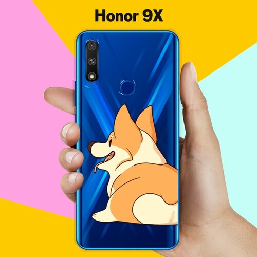 Силиконовый чехол Корги на Honor 9X силиконовый чехол узор из корги на honor 9x premium