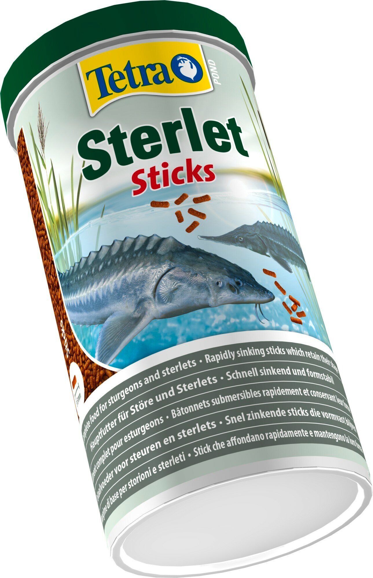 Корм для осетровых рыб Tetra Pond Sterlet Sticks 1 л, палочки для прудовых рыб от 15 см - фотография № 3