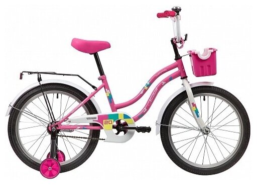 Велосипед детский NOVATRACK 20"201TETRIS. PN20 розовый