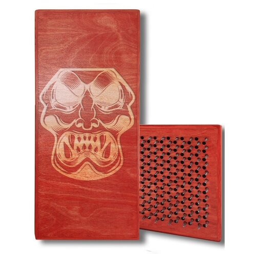 фото Доска садху с динамическими гвоздями, маска - 220 шаг 10мм красная goodwood