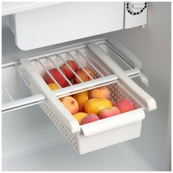 Органайзер для холодильника "Лофт", 23,5х14,7х7,7 см, цвет белый