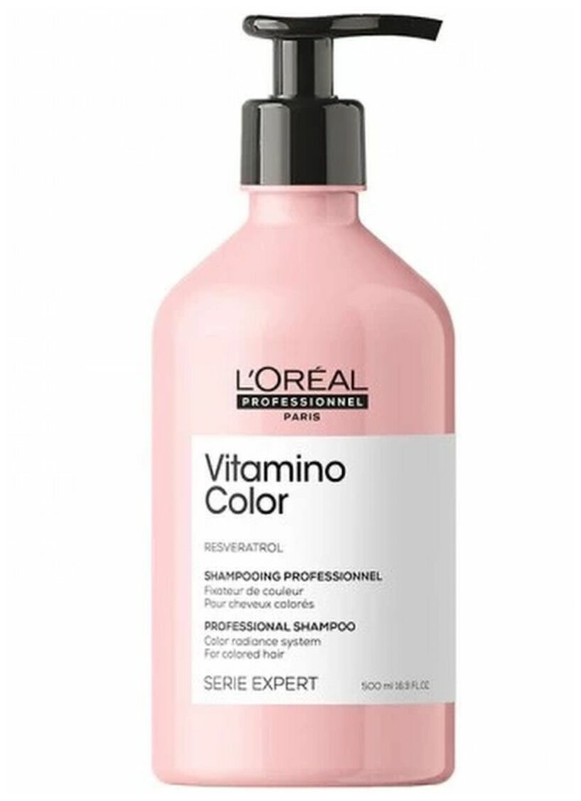 Шампунь LOREAL PROFESSIONNEL Vitamino Color для окрашенных волос, 500 мл