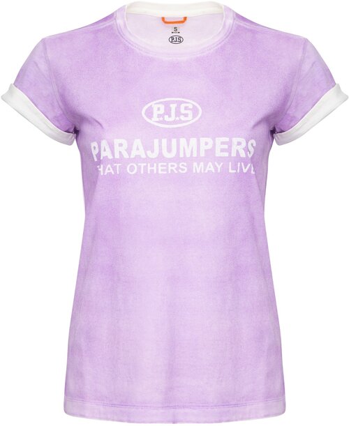 Футболка Parajumpers, размер XL, фиолетовый