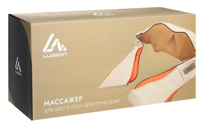 Luazon Home Массажёр для спины и шеи Luazon LEM-21, наплечный, ИК-подогрев, 220 В - фотография № 8