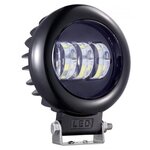 Светодиодная фара WL-430 (кругл. мет. корп, LENS, 3 LED, 45W) - изображение