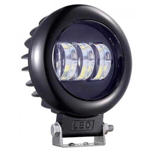 Светодиодная фара WL-430 (кругл. мет. корп LENS, 3 LED, 45W)