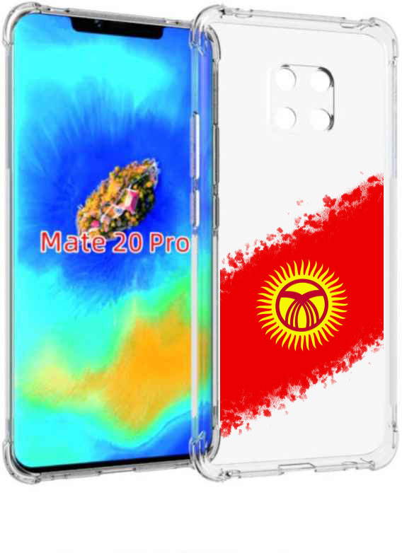 Чехол задняя панель накладка бампер MyPads флаг Киргизии для Huawei Mate 20 Pro/Mate 20 RS 6.39