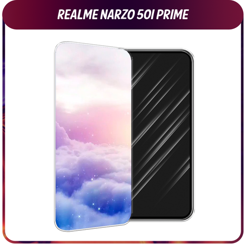 Силиконовый чехол на Realme Narzo 50i Prime / Реалми Нарзо 50i Прайм Небеса силиконовый чехол на realme narzo 50i prime реалми нарзо 50i прайм прозрачный