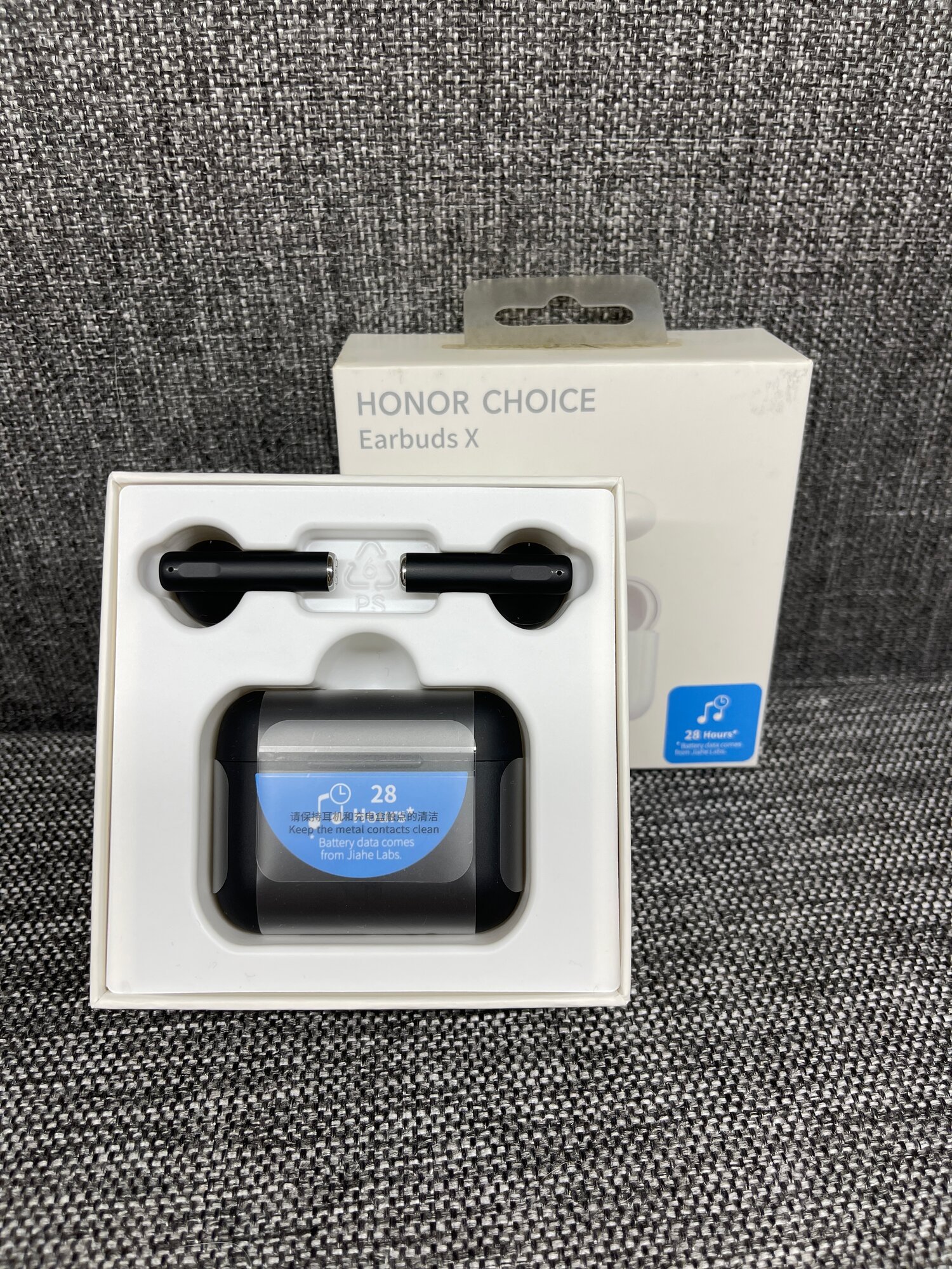 Беспроводные наушники HONOR Choice Earbuds X, USB Type-C, полночный черный