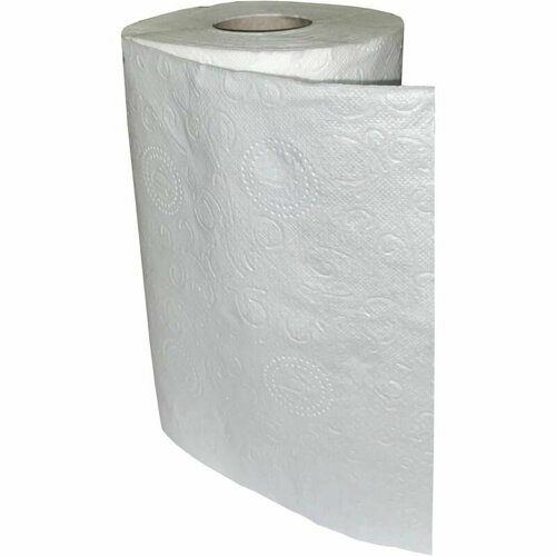 Полотенца бумажные 2-сл с тиснением 35м первичная целлюлоза 2рулуп 293₽