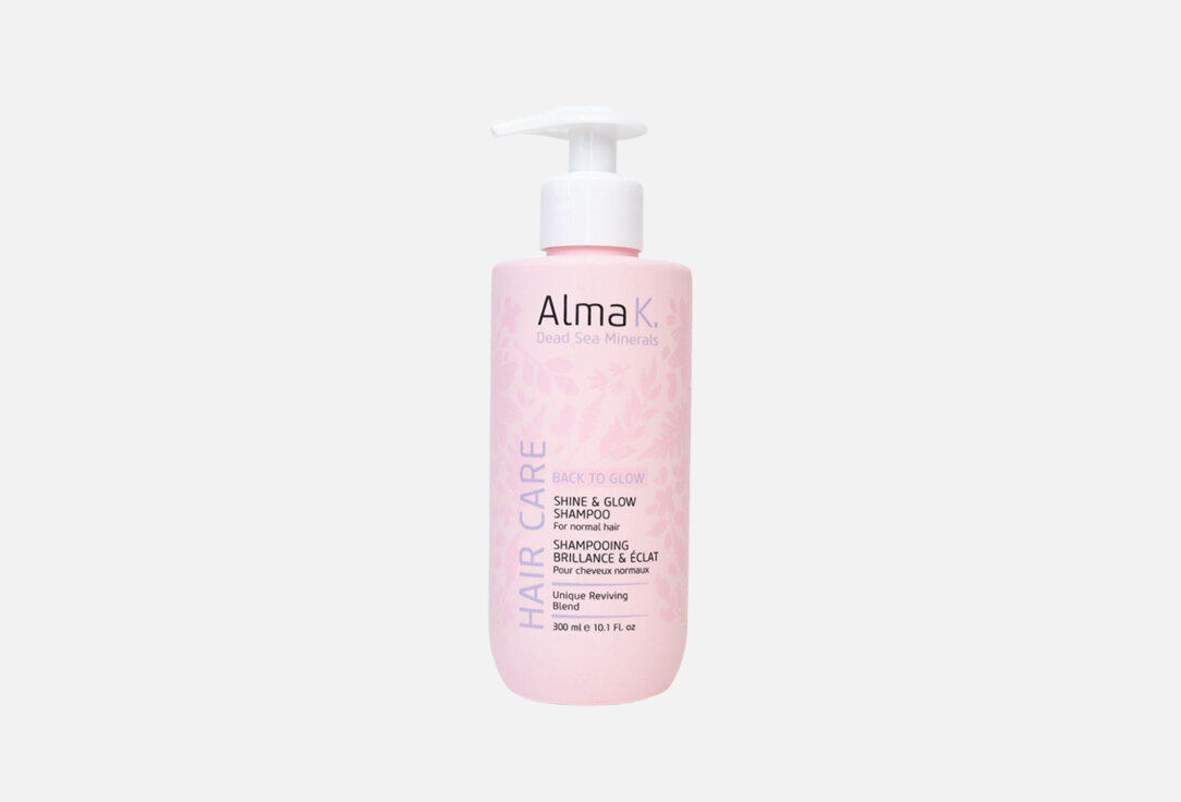 Шампунь для блеска волос Alma K. Shine & Glow Shampoo / объём 300 мл
