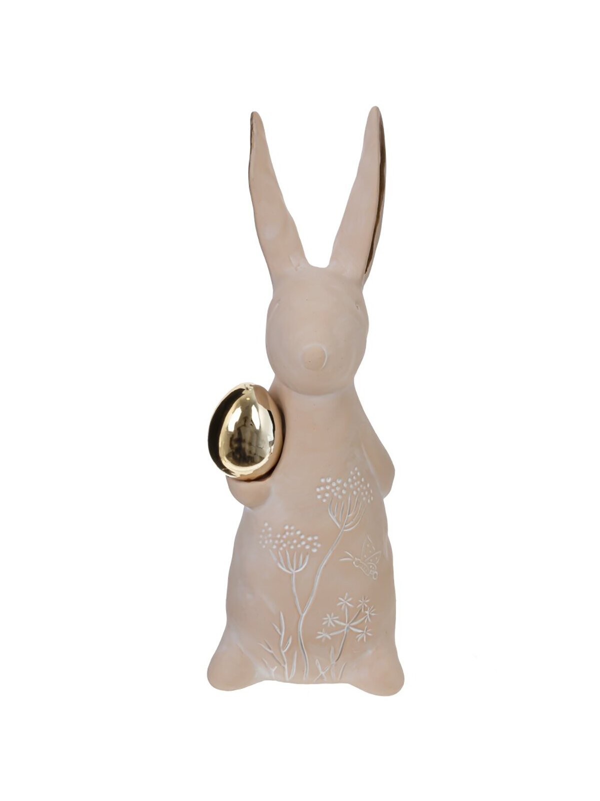 фото Фигурка декоративная Remecoclub Заяц, керамическая, 20x8x8 см