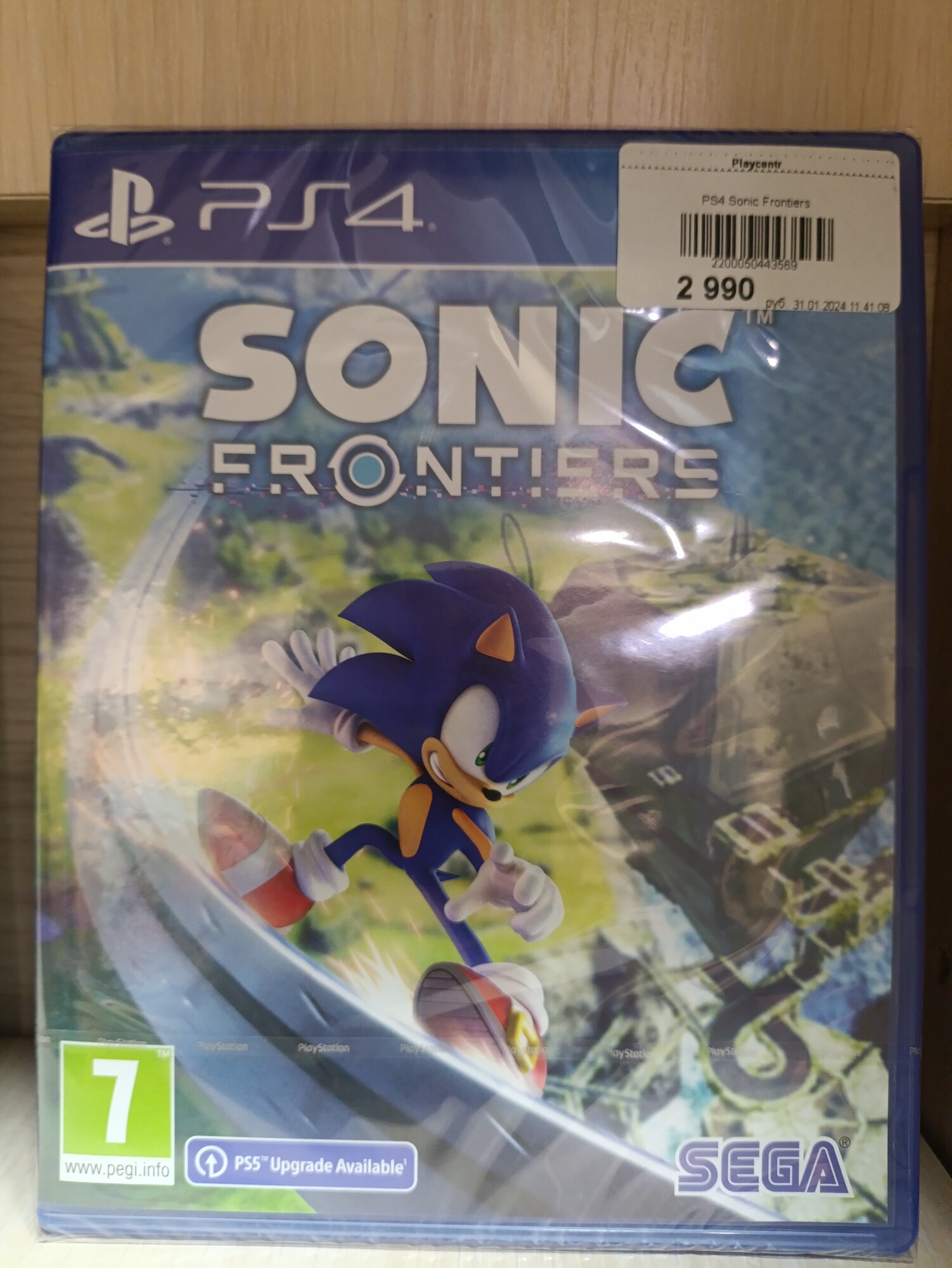 Игра Sonic Frontiers для PS4 (диск, русские субтитры)
