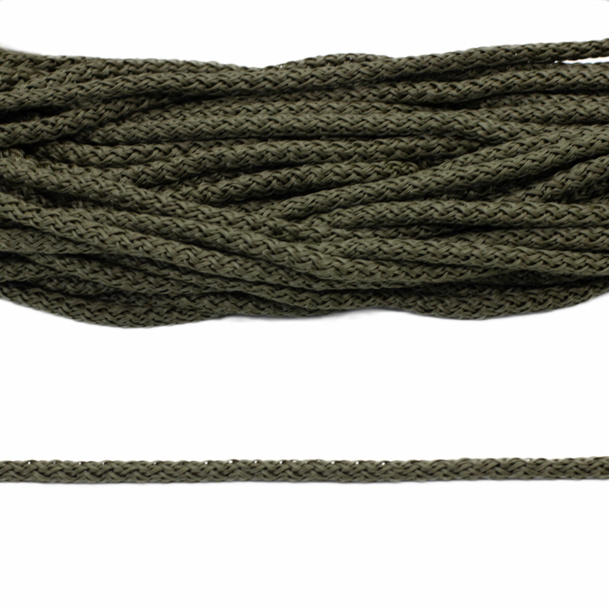 Шнур плетеный 6 мм*100 м, полипропилен (6-05 хаки)